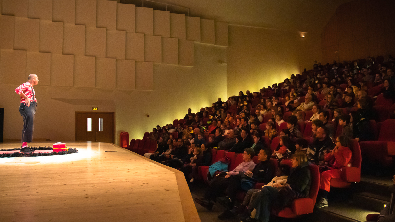 Show in the auditorium