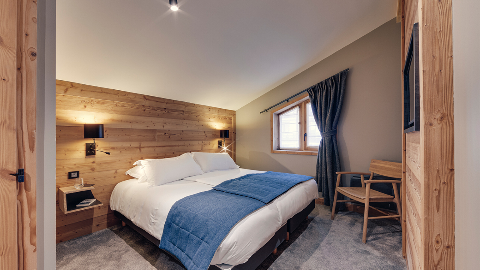 Chambre parentale snega - Avancher Lodge Val d'Isère