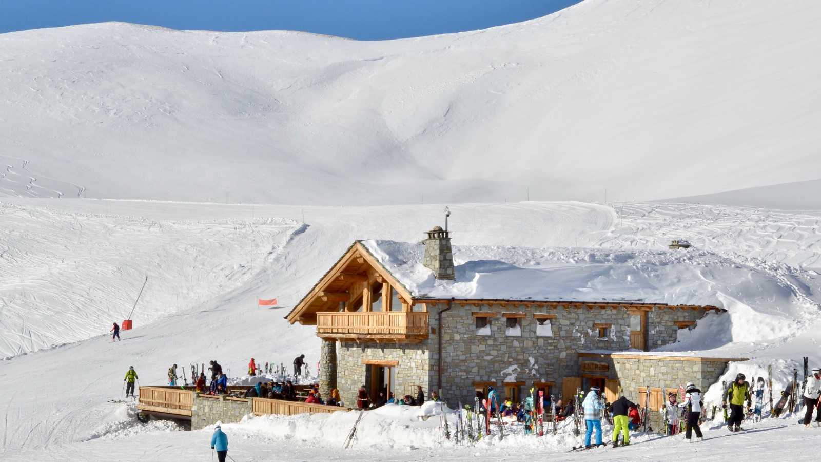 Extérieur en hiver - Restaurant La Cascade