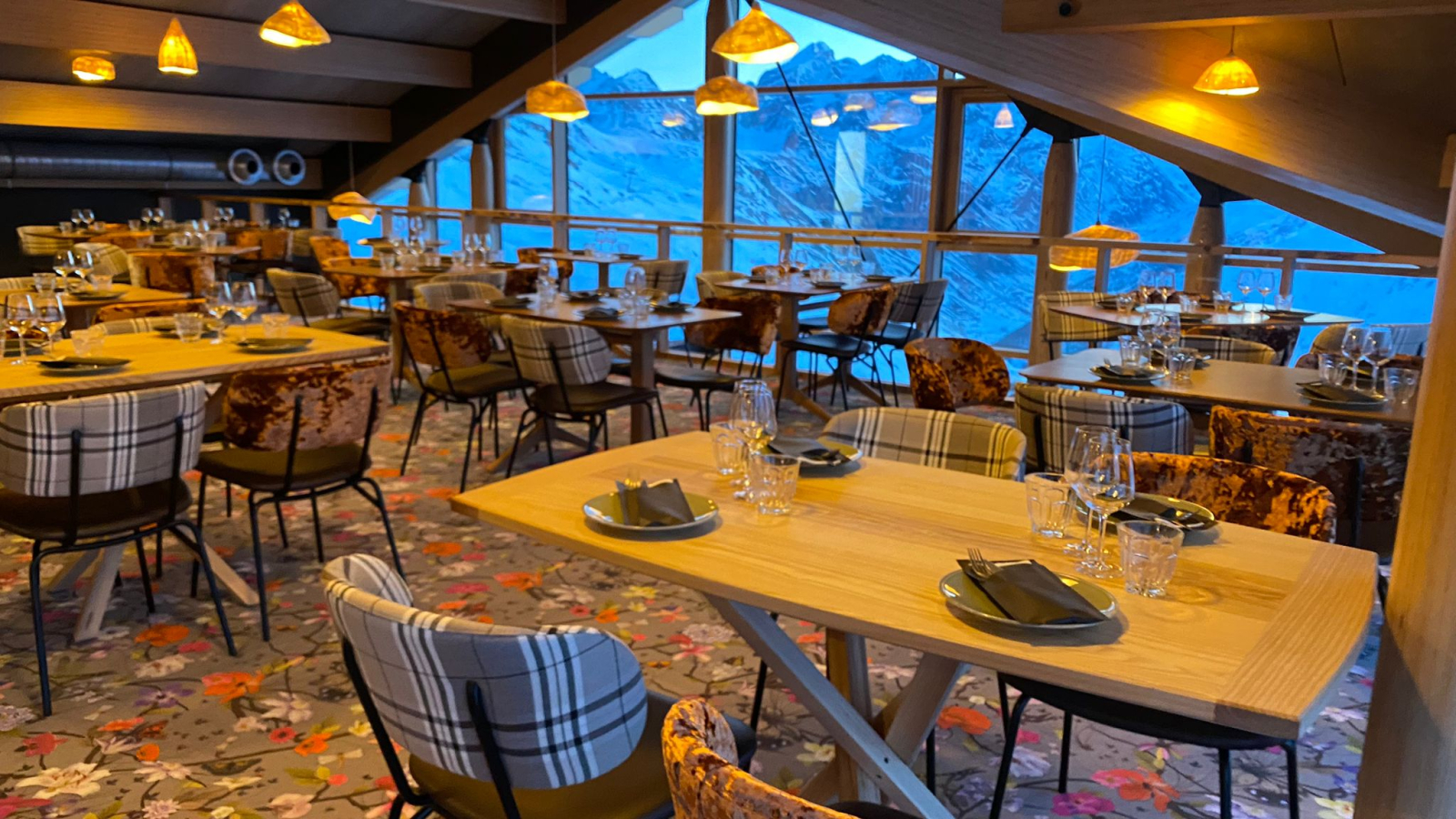 Salle intérieure - Restaurant L'Empreinte Avaline Val d'Isère