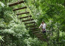 Parcours accrobranche base de loisirs de la Vallée Bleue - Montalieu-Vercieu - Balcons du Dauphiné