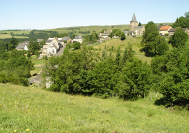 Vue sur le village de Malbo