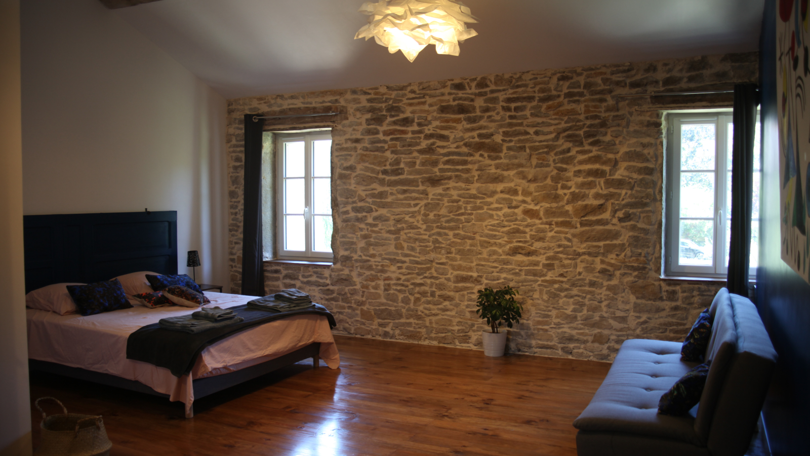 chambre Joséphine - - Chambres d'hôtes Le Clos Ayanna à Crémieu  - Balcons du Dauphiné
