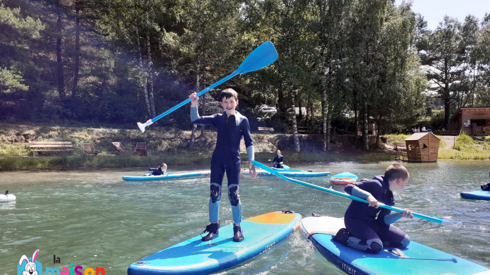 Stand Up Paddle with the Maison des Enfants Val Cenis