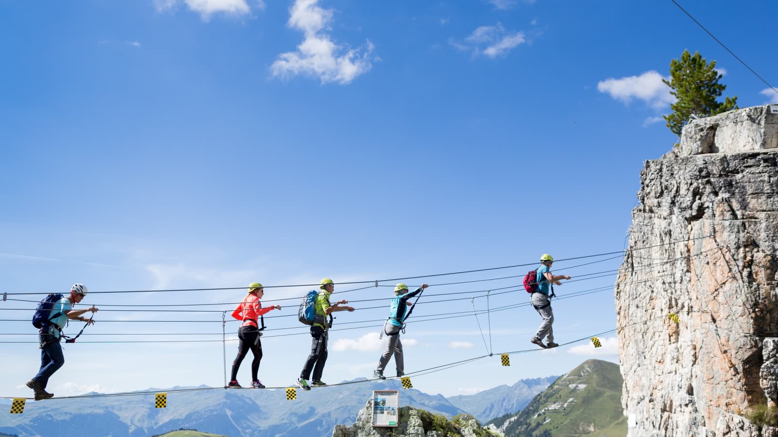 via ferrata vallée de la Plagne