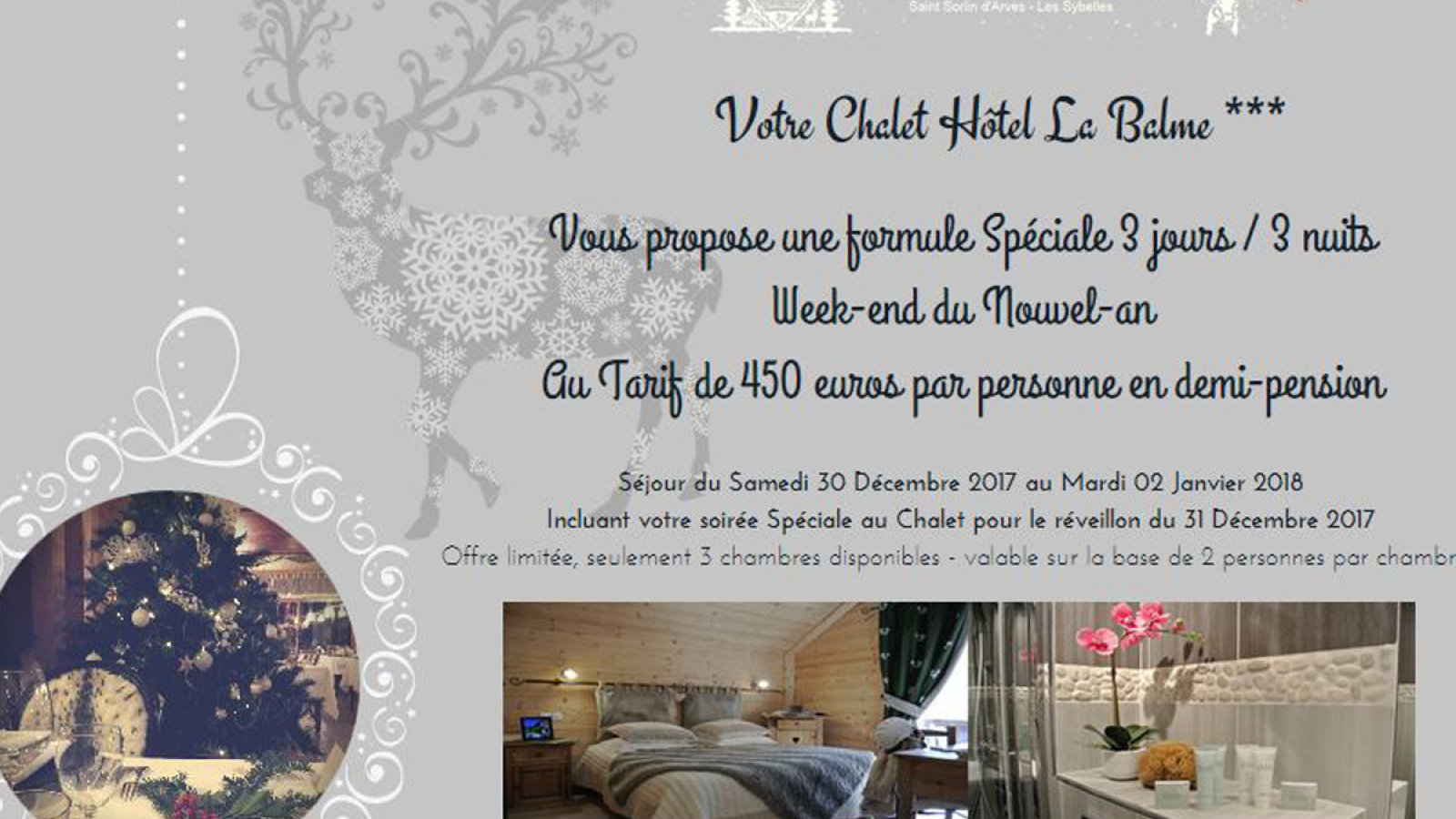 Week-end Hotel La Balme Saint Sorlin d'Arves Les Sybelles