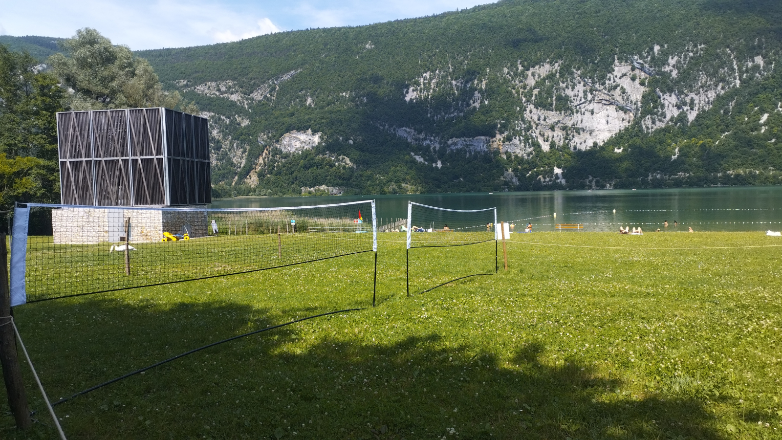 Plage et beach volley à Pré Argent