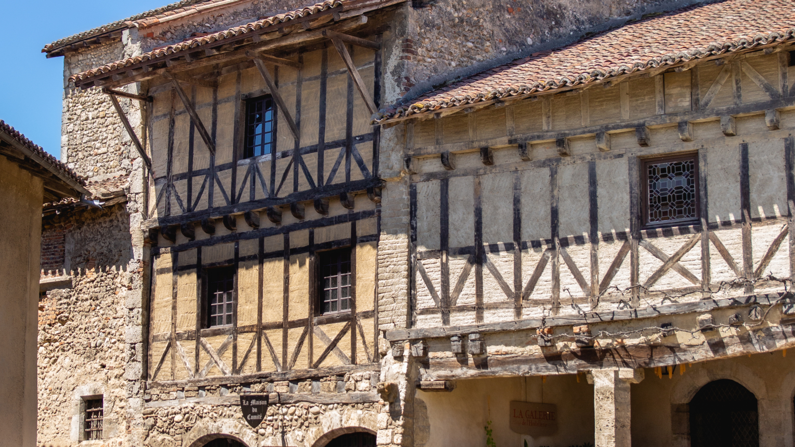Maison à colombages à Pérouges