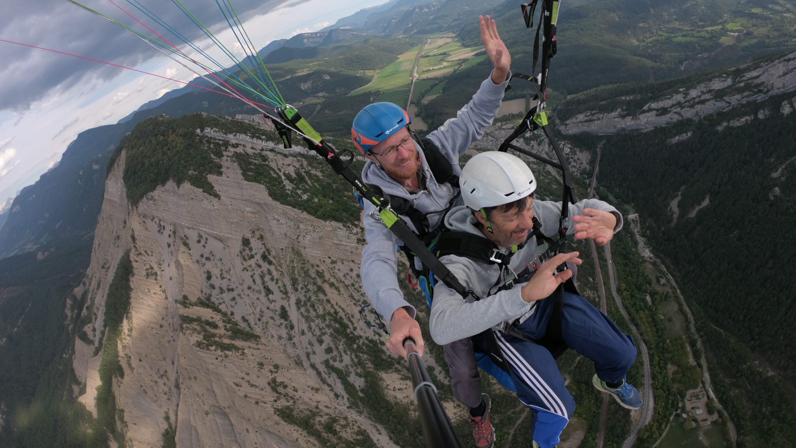 Vol en parapente