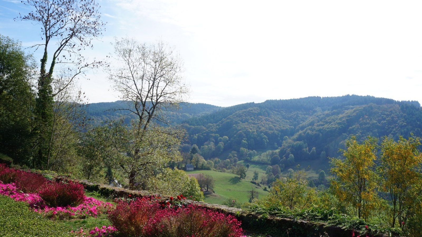 Vue depuis la cour du château