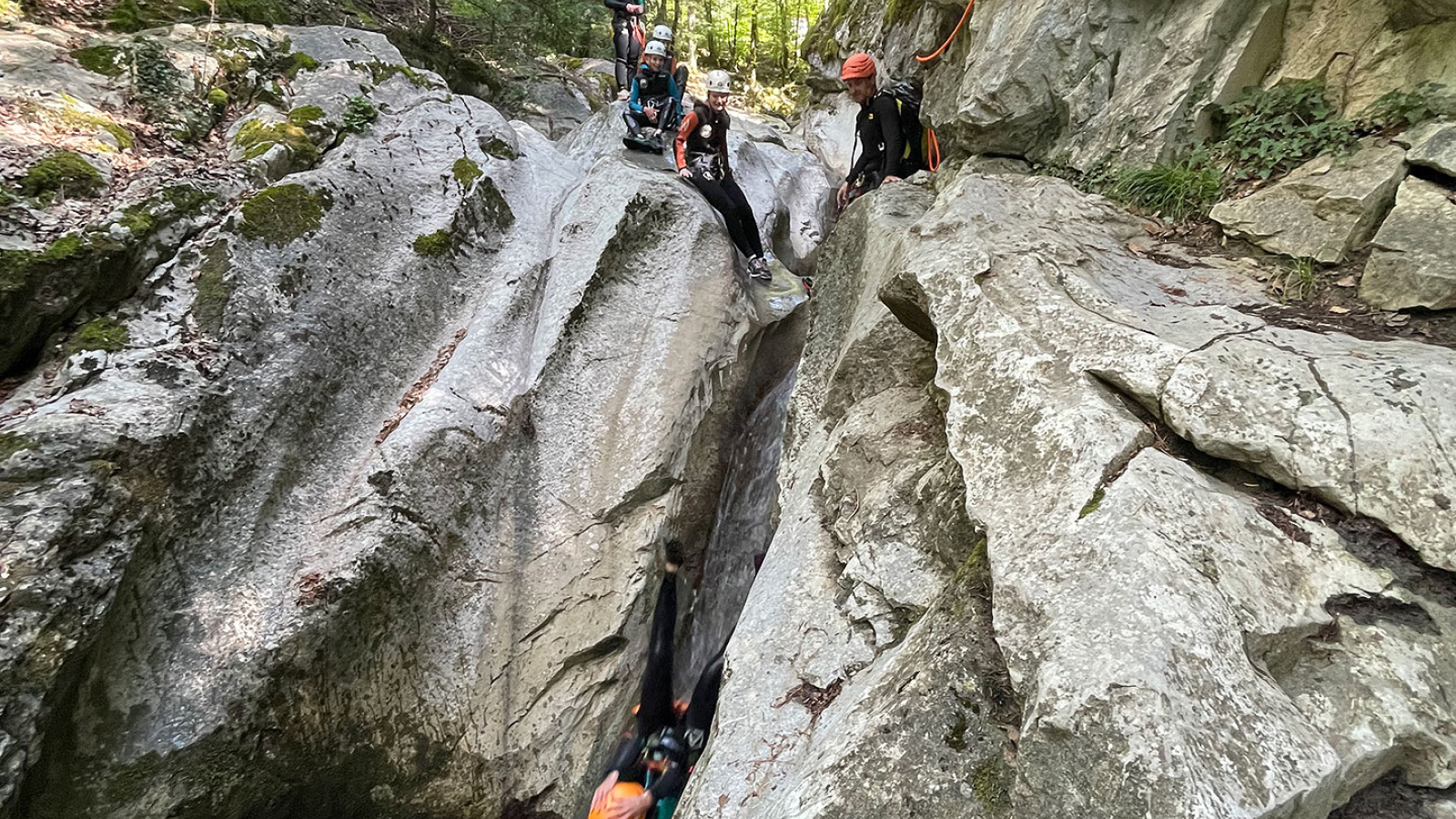 Canyoning au canyon de Nyon à Morzine