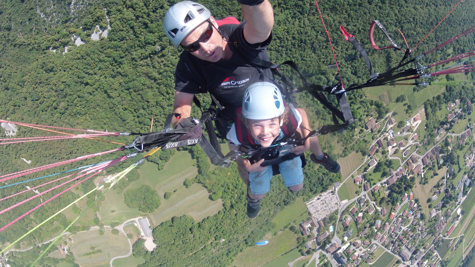 Vol parapente enfant