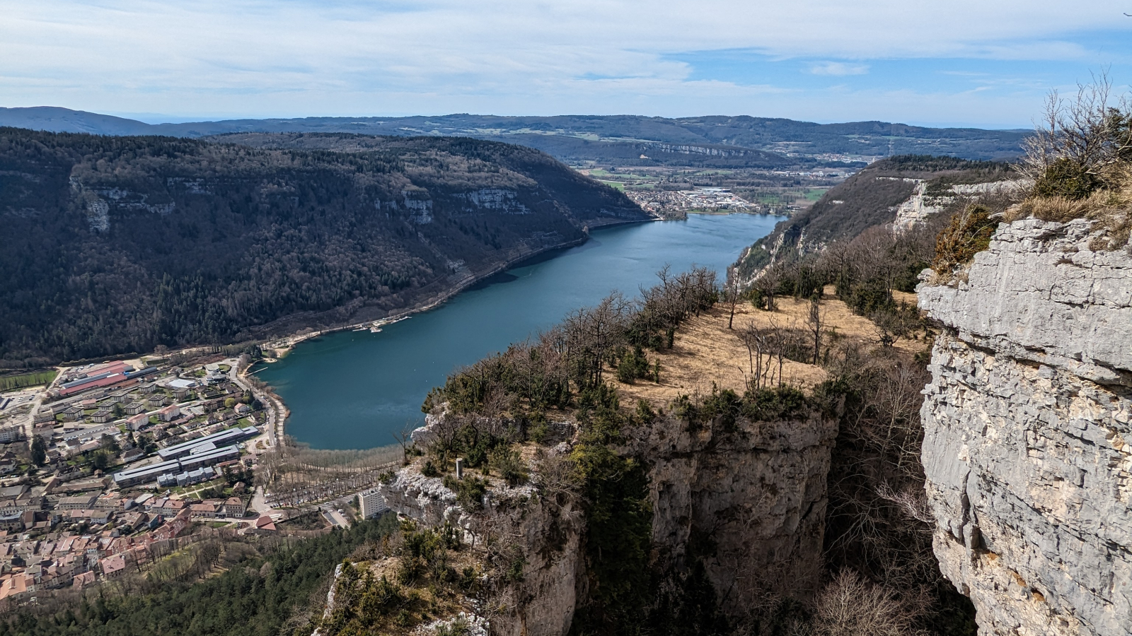 Vue sur le lac de Nantua