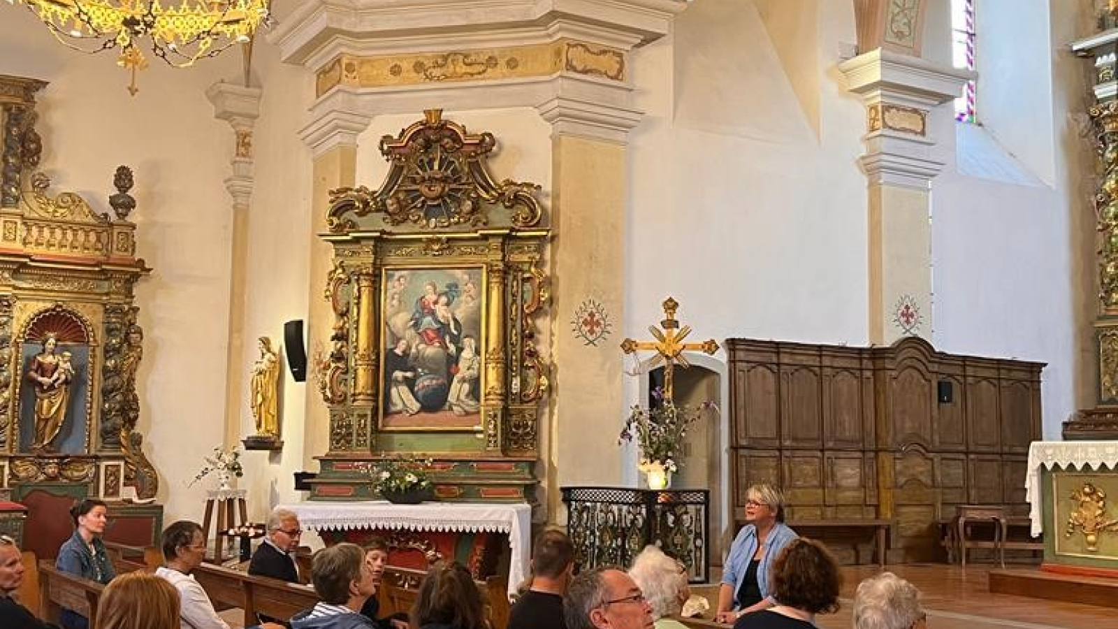 Visite de l'église avec Claire Tronchet