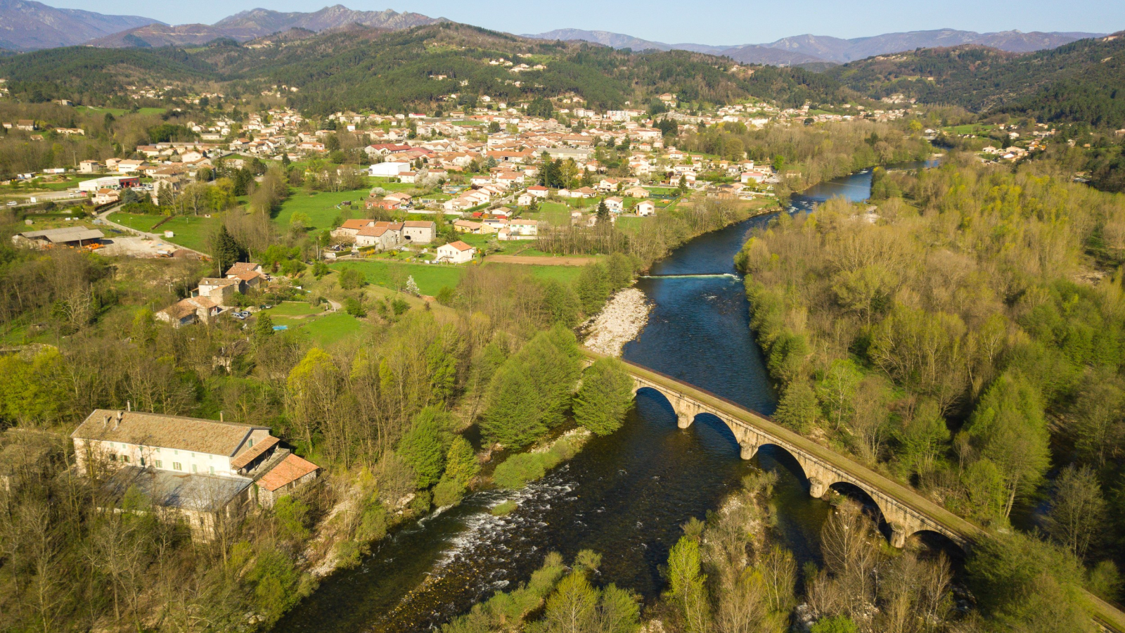 Lalevade-d'Ardèche - Pont de l'ancienne voie ferrée