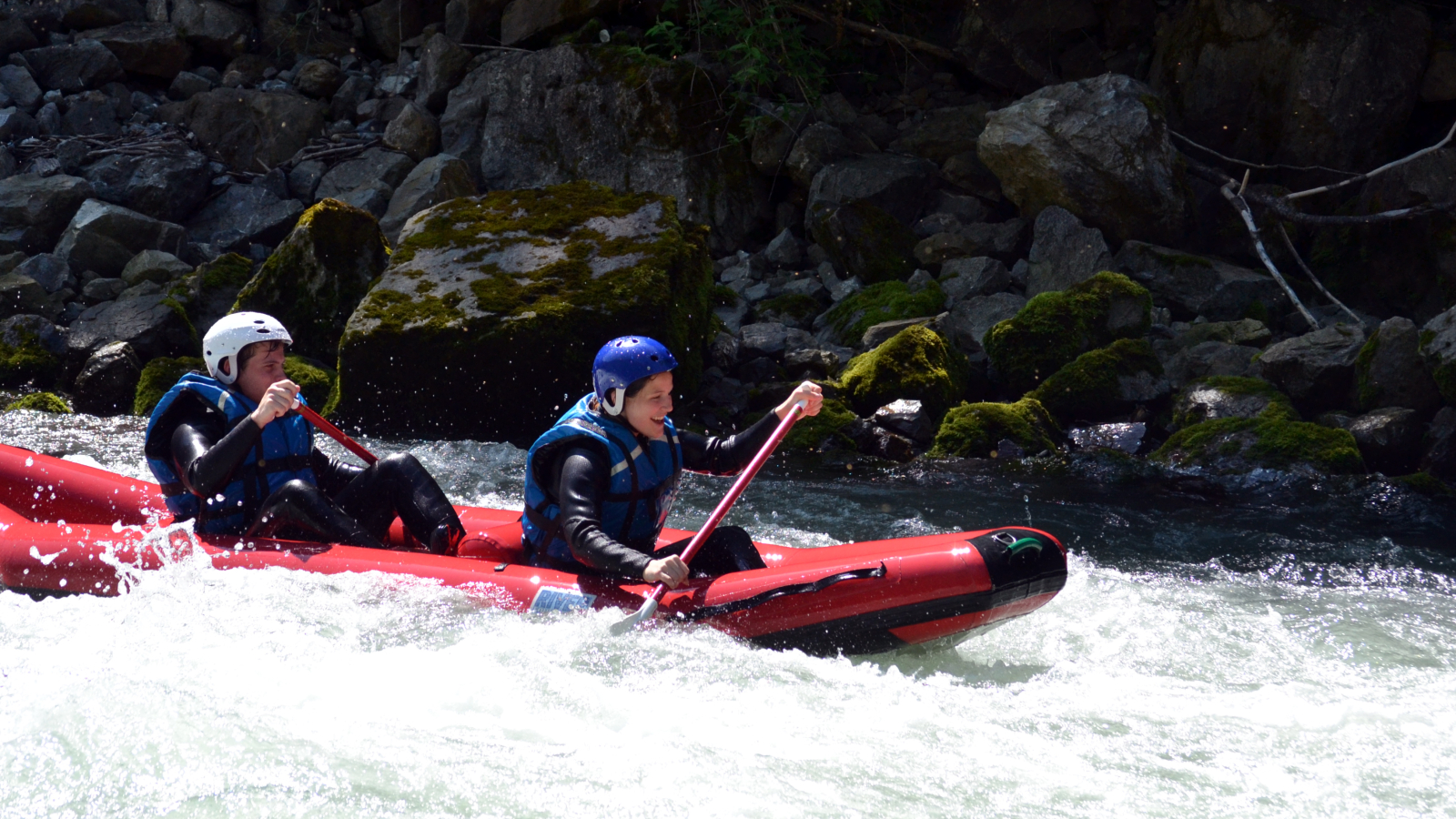 Activité encadrée par Frogs Rafting