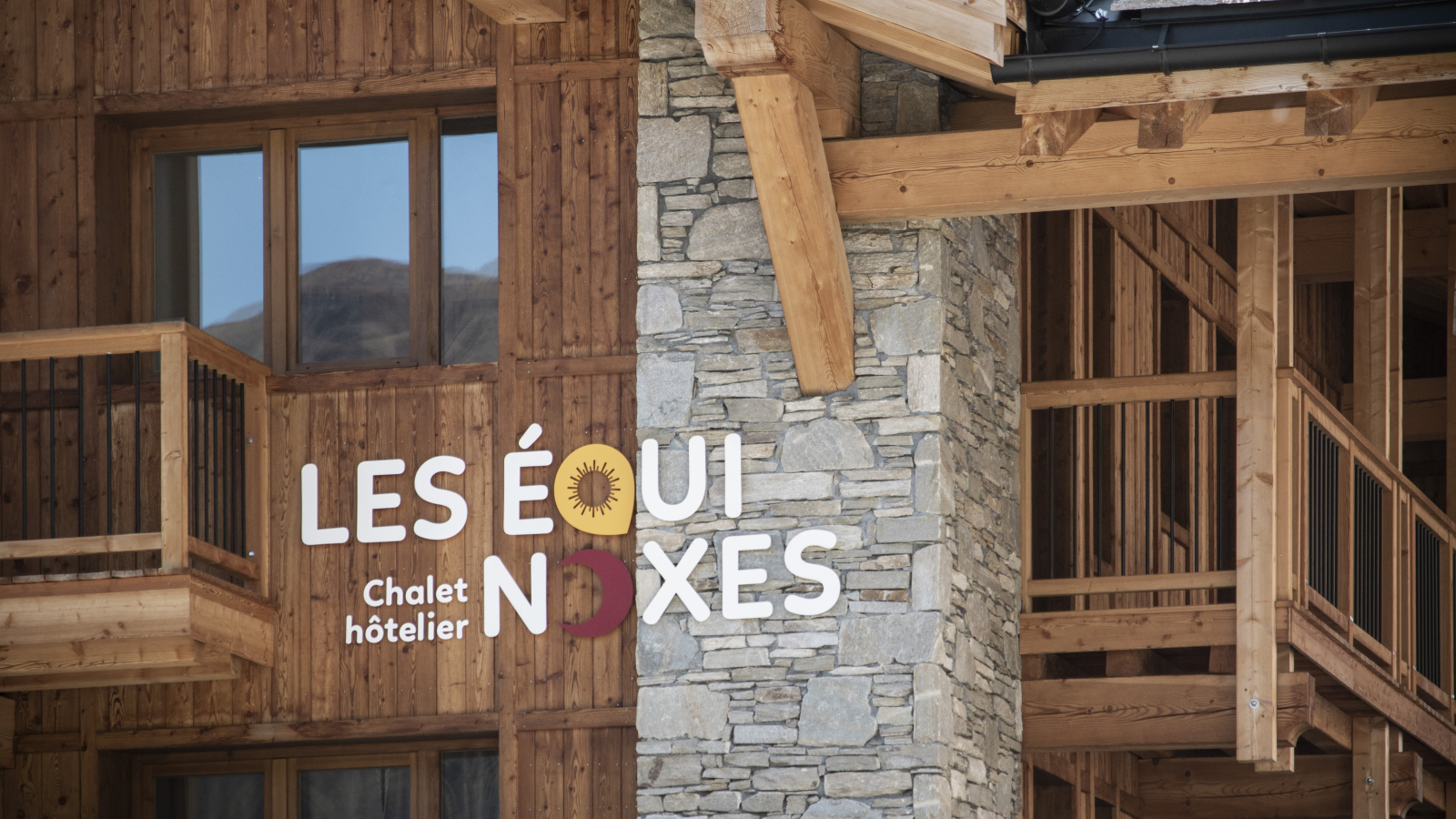 Façade extérieure - Chalet les Equinoxes