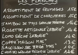 Menu été 2024