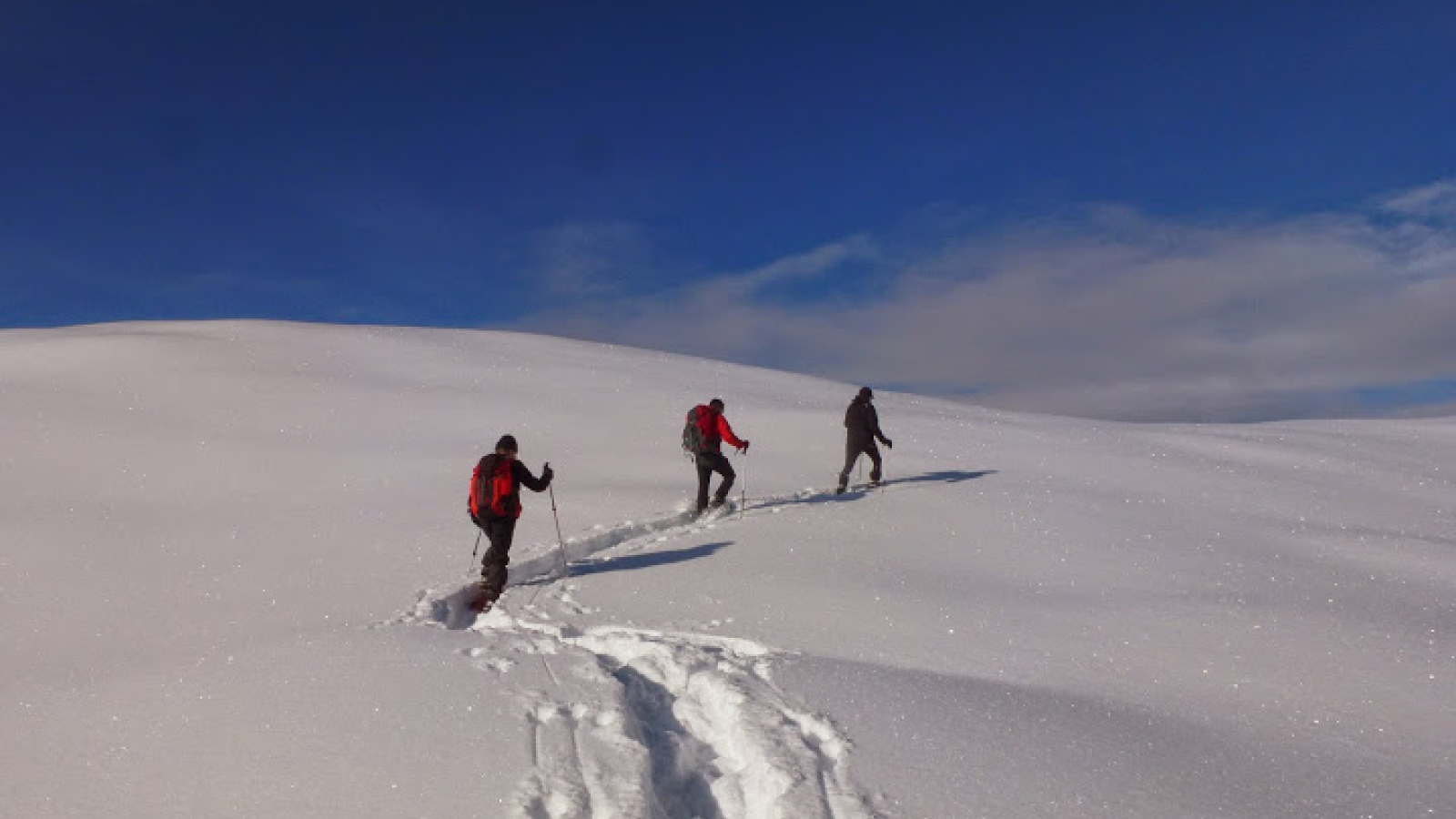 Snowshoe outing to the Col de Pierre Carrée