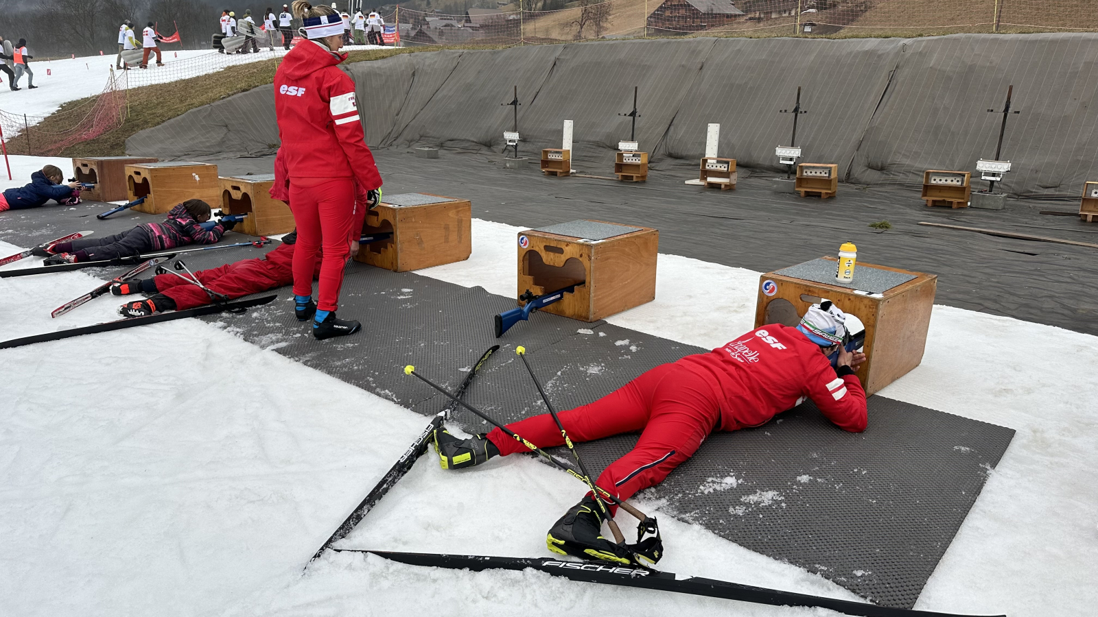 Cours de biathlon