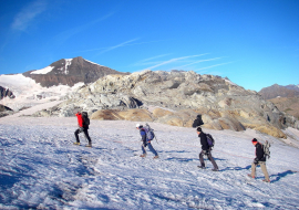 Glacier hiking in Haute Maurienne Vanoise