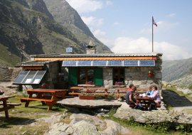 Ambin refuge in Val Cenis-Bramans