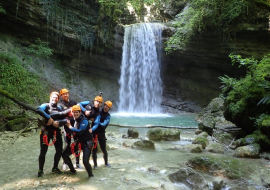 Canyoning Bugey Équilibre Vertical