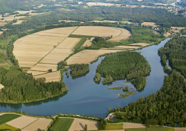 Vue sur le méandre du Saugey - Brangues - Balcons du Dauphiné