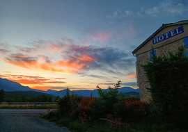 Extérieur au coucher du soleil