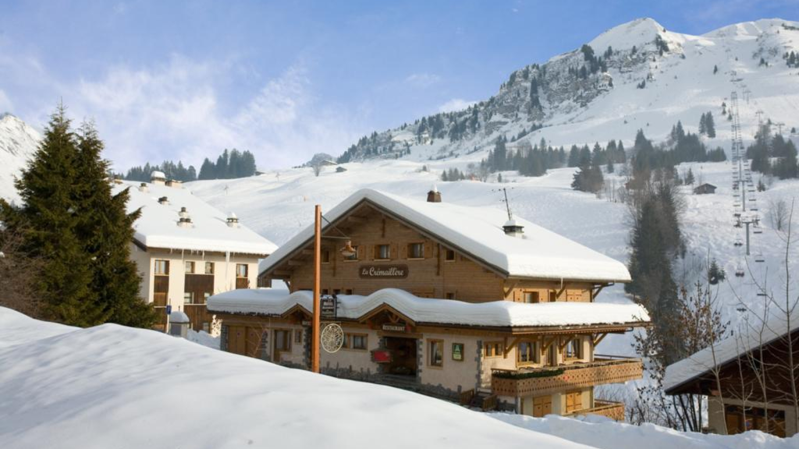 Restaurant la Crémaillière l'hiver