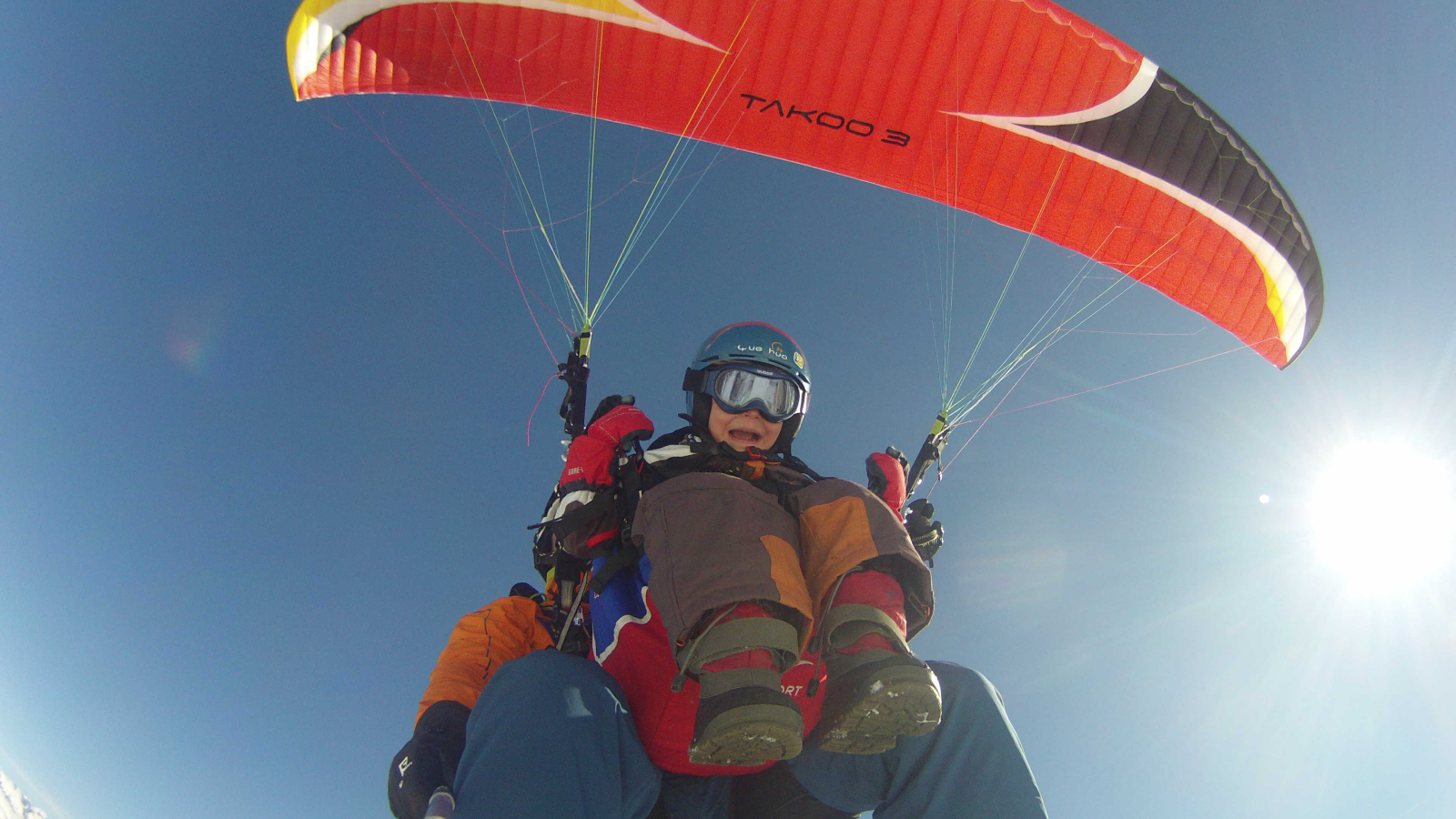 Vol en parapente