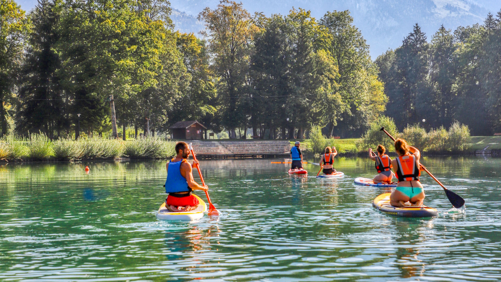 Initiation au Paddle sur le Lac Bleu