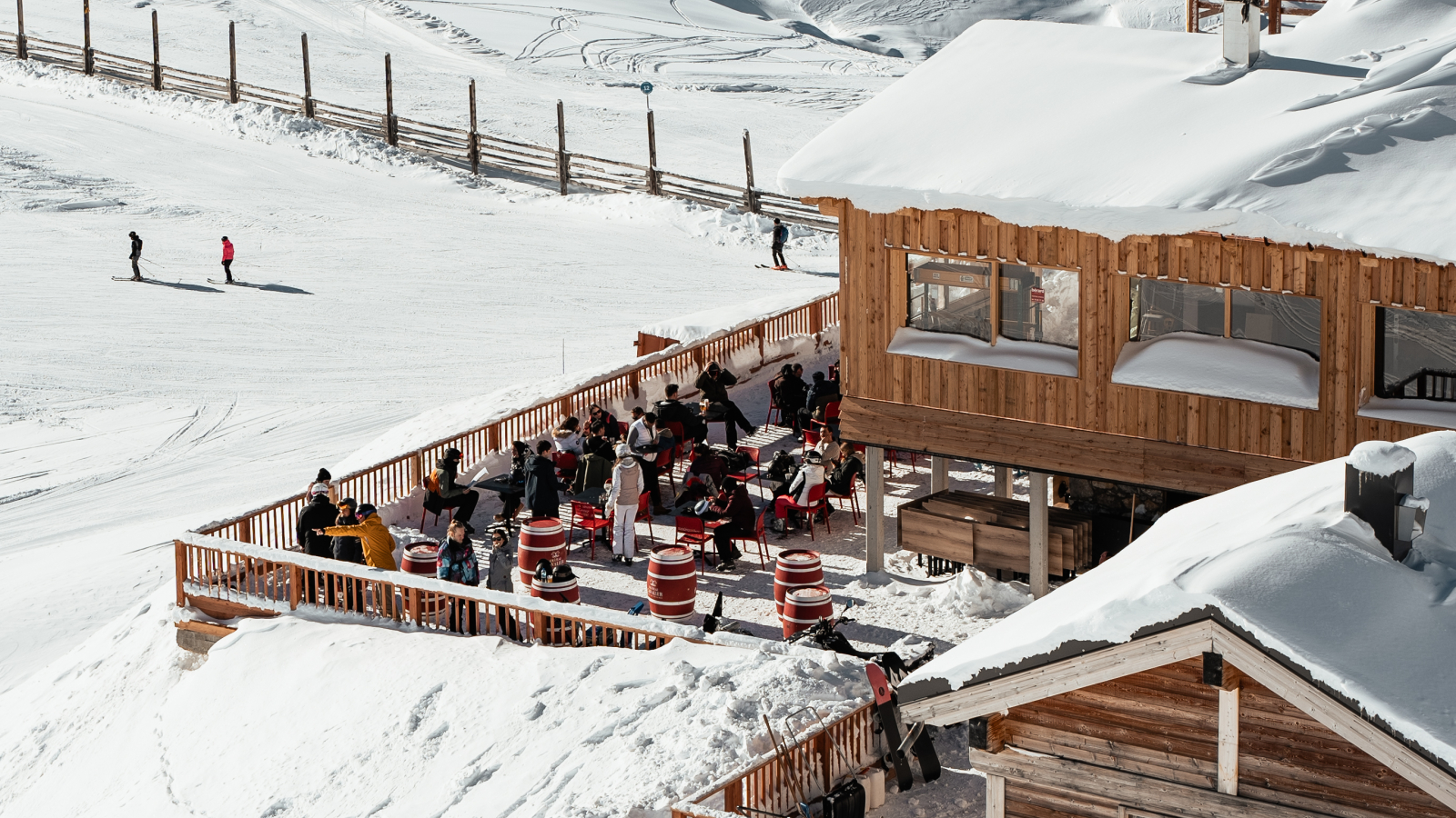 Terrasse du restaurant Café Bellevarde - Val d'Isère