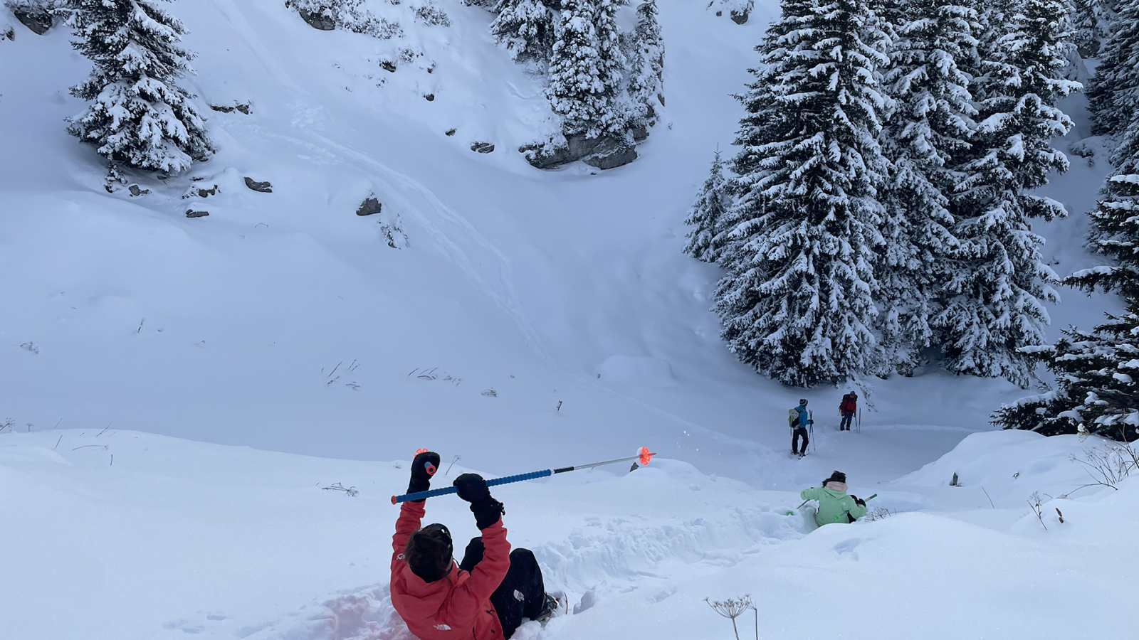 Toboggan ludique avant l'apéro