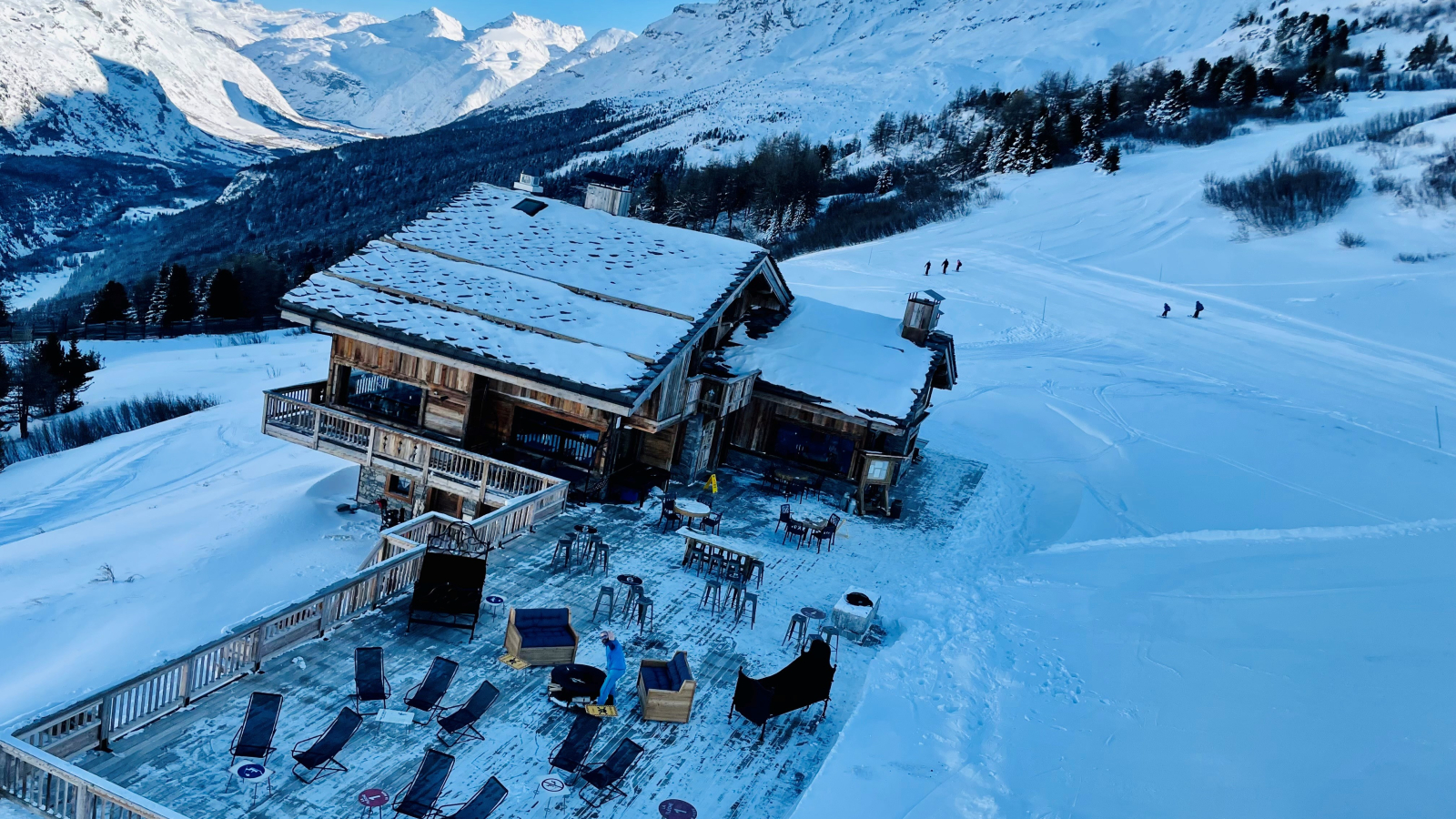 L'Alpage d'Augustin, restaurant on the slopes in Val Cenis