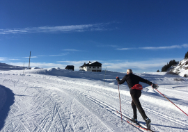 Technique classique au Col de Joux Plane