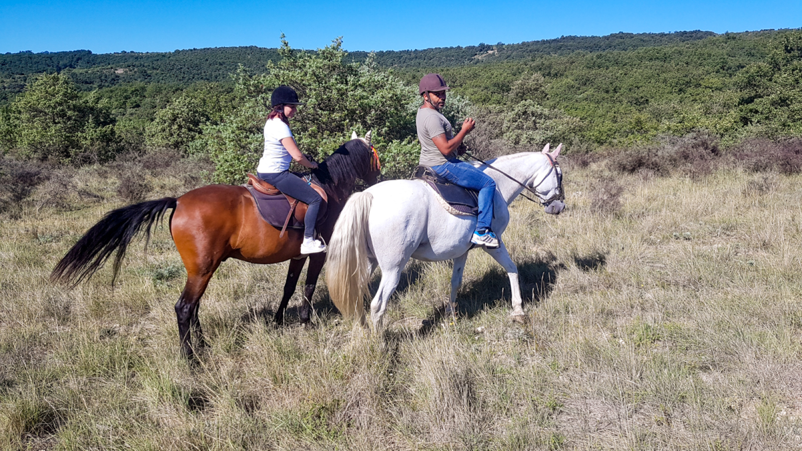 Balade à cheval avec le Relais de Vazeille