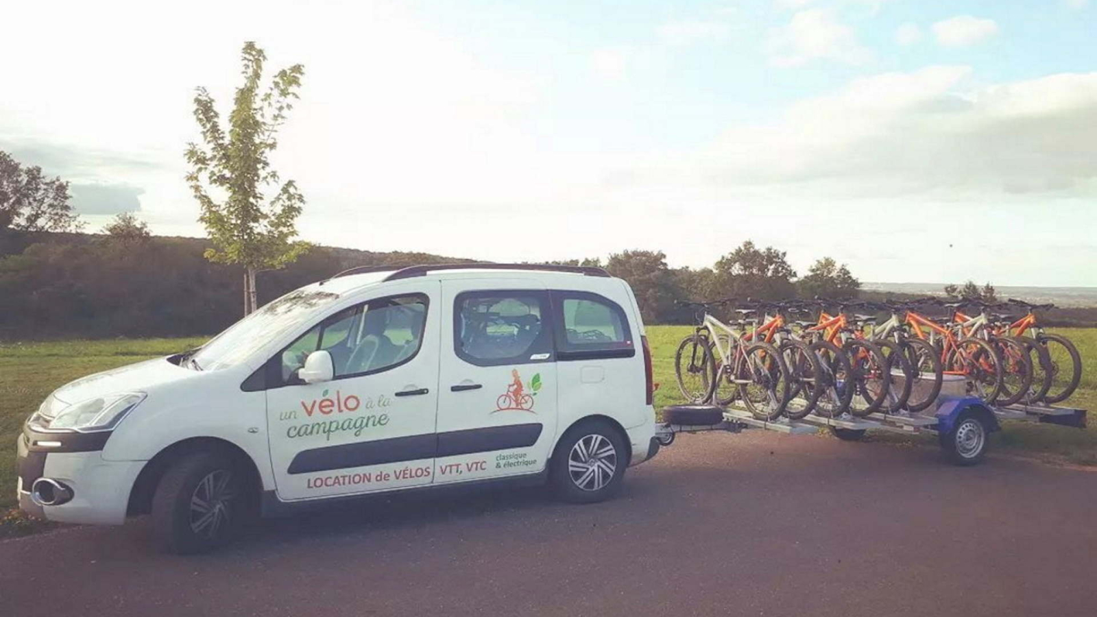 Un vélo à la campagne