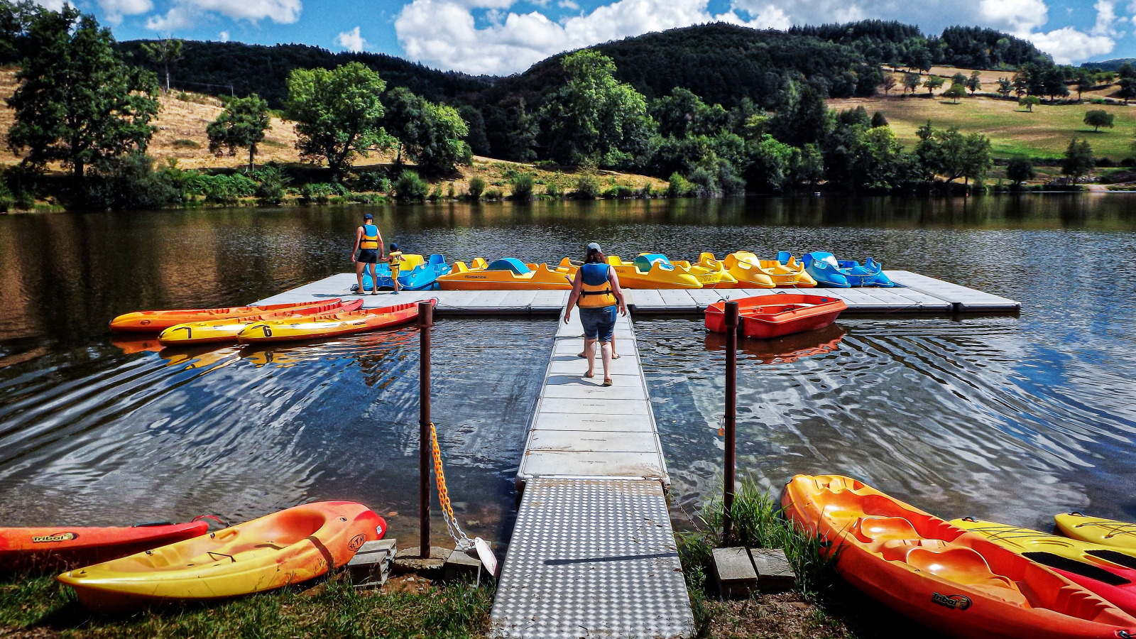 Location de canoé, paddle et pédalo