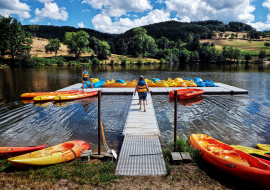 Location de canoé, paddle et pédalo