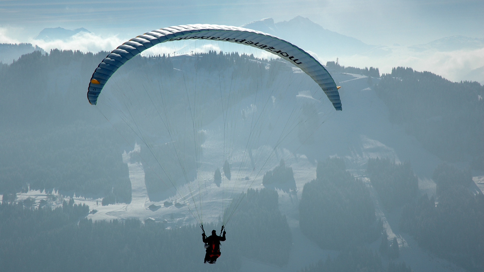 Vol découverte en parapente biplace