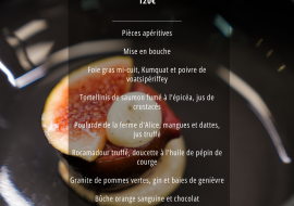 Auberge de la Tour - Menu de Noël