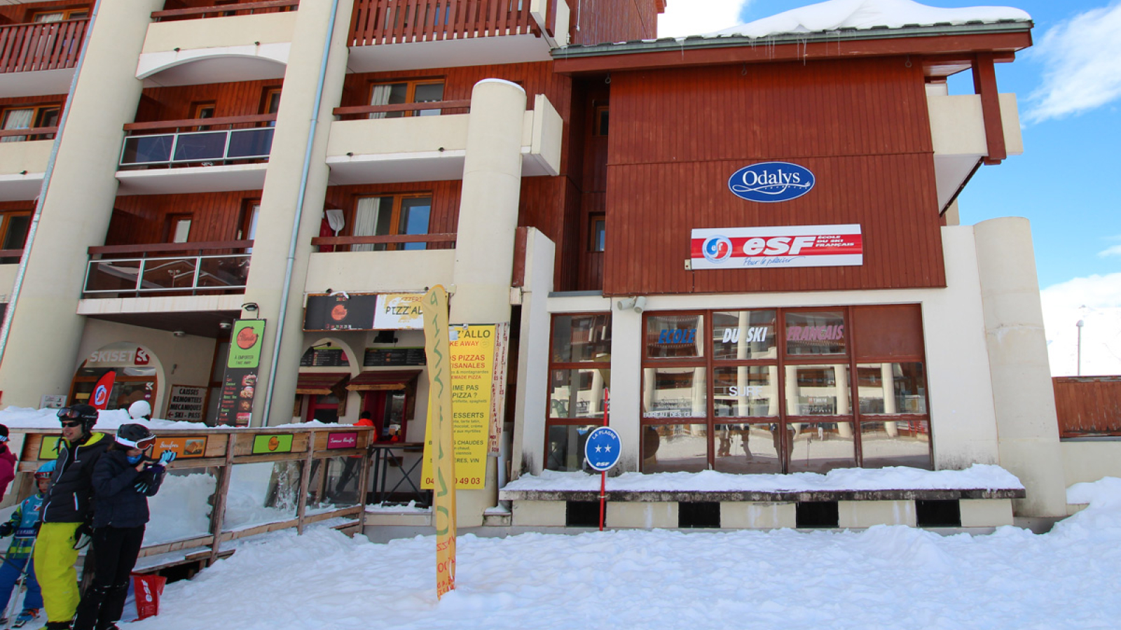 Façade ESF Plagne Soleil